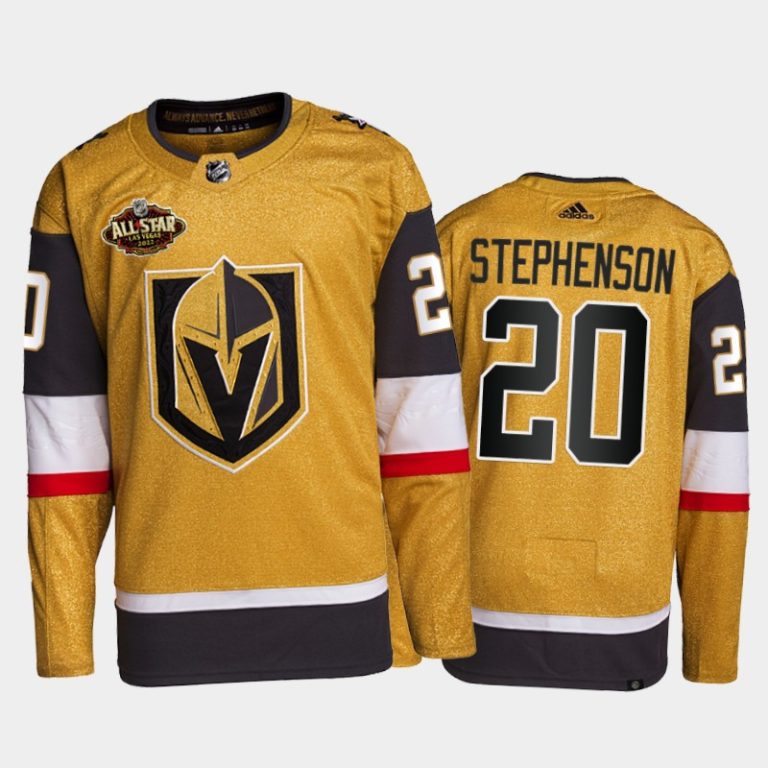 Men Vegas Golden Knights Chandler Stephenson 2022 All-Star Jersey Gold Primegreen Uniform