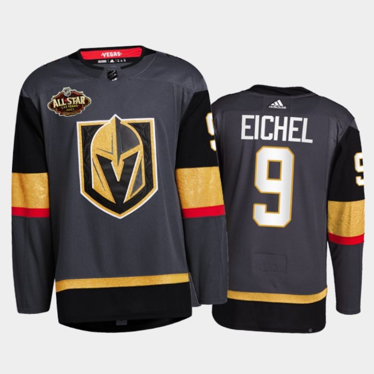 Men Vegas Golden Knights Jack Eichel 2022 All-Star Jersey Black Home Primegreen Uniform