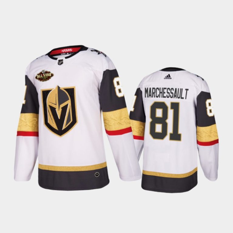 Men Vegas Golden Knights Jonathan Marchessault #81 2022 All-Star White Away Jersey