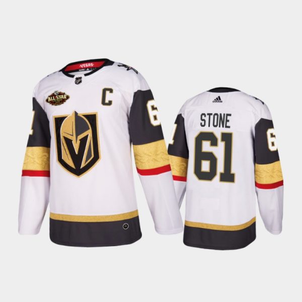 Men Vegas Golden Knights Mark Stone #61 2022 All-Star White Away Jersey