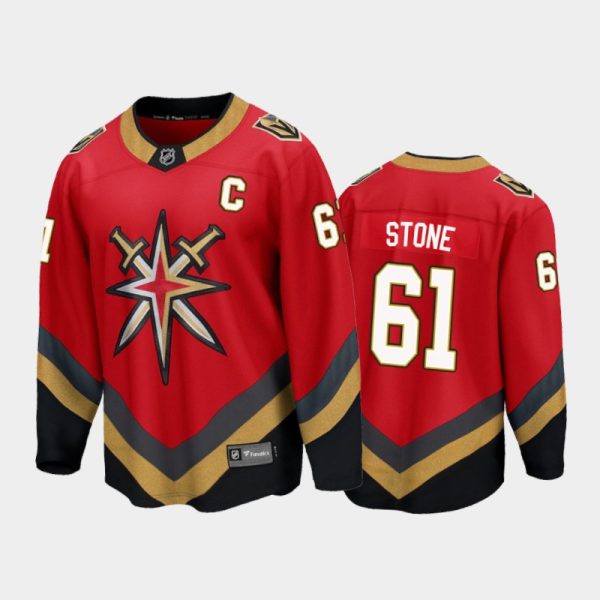 Men Vegas Golden Knights Mark Stone #61 Special Edition Red 2021 Jersey