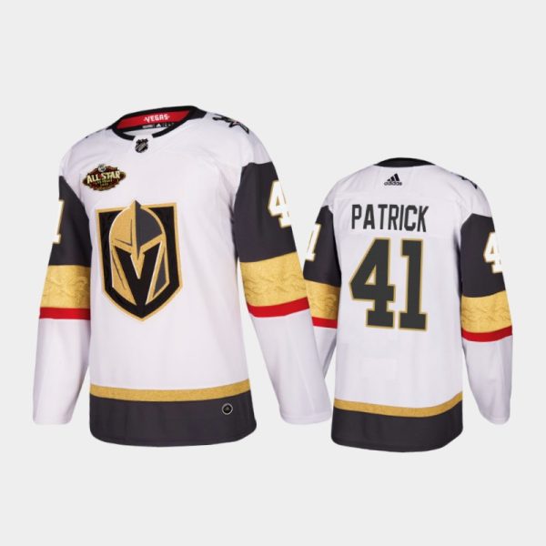 Men Vegas Golden Knights Nolan Patrick #41 2022 All-Star White Away Jersey