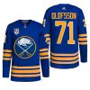 Men Victor Olofsson Buffalo Sabres Honor Rick Jeanneret patch Jersey 2022 Royal #71 Pro Uniform