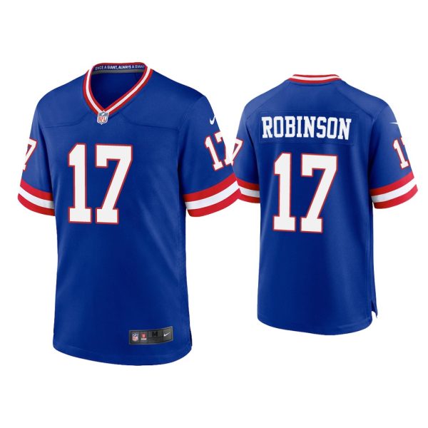 Men Wan'Dale Robinson New York Giants Royal Classic Game Jersey