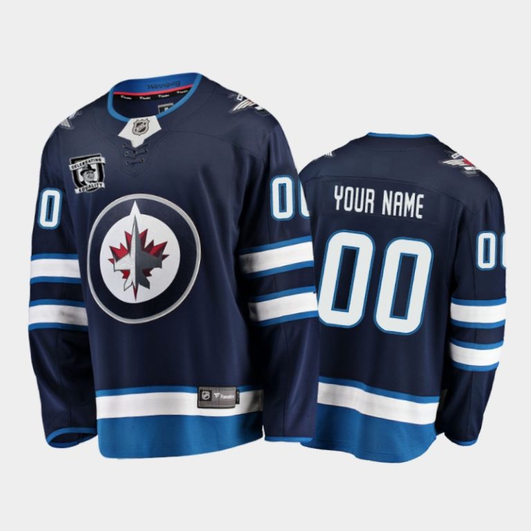 Men Winnipeg Jets Honor Willie O'Ree Celebrate Equality MLK Jr. Day Navy Jersey