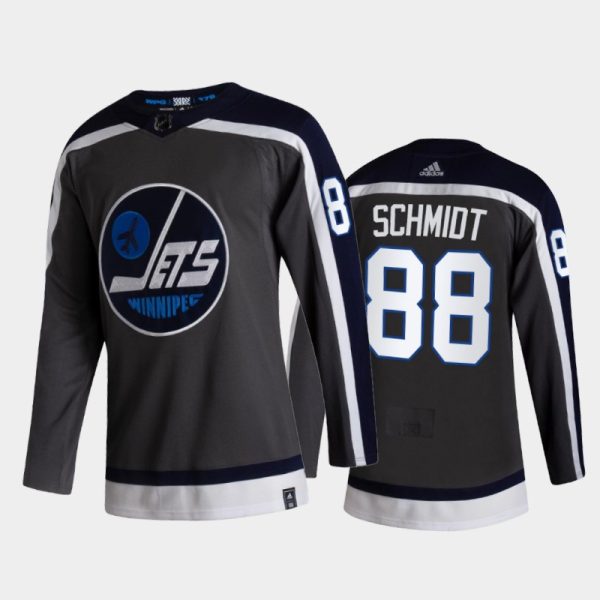 Men Winnipeg Jets Nate Schmidt #88 2021 Reverse Retro Gray Special Edition Jersey