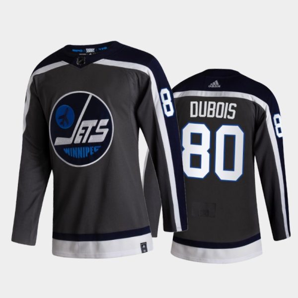 Men Winnipeg Jets Pierre-Luc Dubois #80 2021 Reverse Retro Gray Special Edition Jersey
