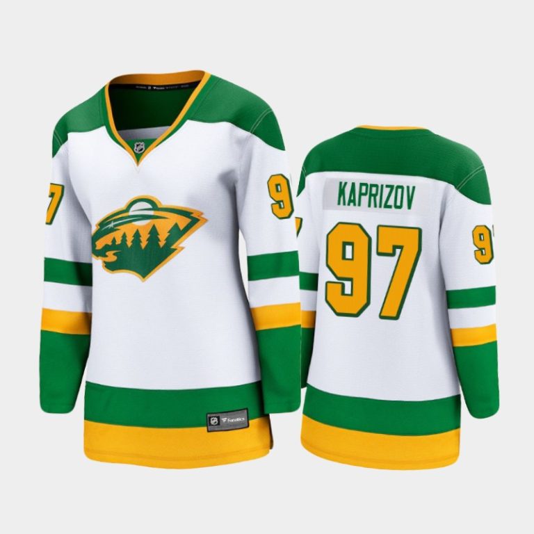 Women 2021 Minnesota Wild Kirill Kaprizov #97 Special Edition Jersey - White