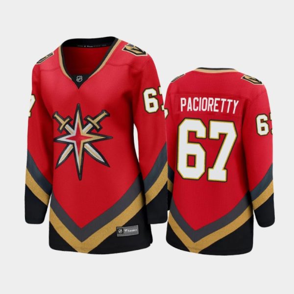 Women 2021 Vegas Golden Knights Max Pacioretty #67 Special Edition Jersey - Red