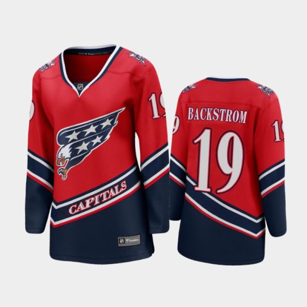 Women 2021 Washington Capitals Nicklas Backstrom #19 Special Edition Jersey - Red