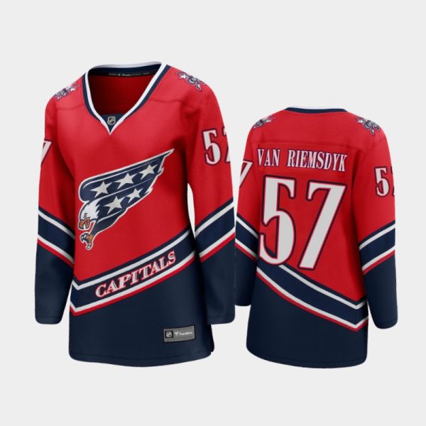 Women 2021 Washington Capitals Trevor van Riemsdyk #57 Special Edition Jersey - Red