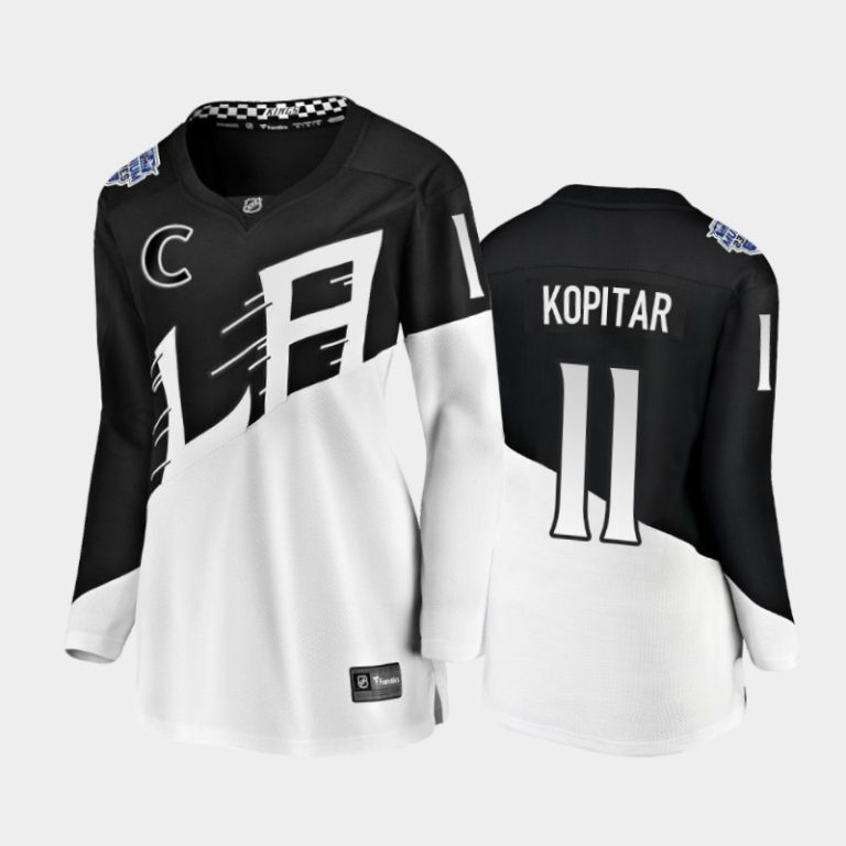 Women Anze Kopitar #11 Kings 2020 Stadium Series Breakaway Player Black Jersey