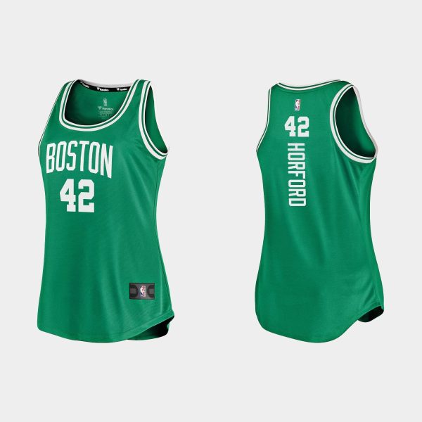 Women Boston Celtics #42 Al Horford Icon Edition Green Tank Jersey