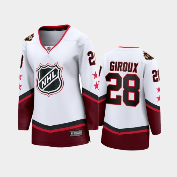 Women Philadelphia Flyers Claude Giroux #28 2022 NHL All-Star Eastern Jersey White