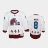 Youth Colorado Avalanche Cale Makar #8 Reverse Retro 2020-21 Special Edition Replica White Jersey