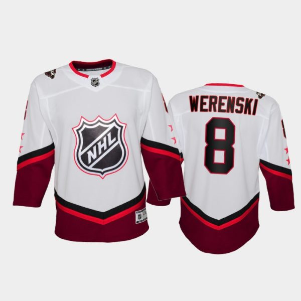 Youth Columbus Blue Jackets Zach Werenski #8 2022 NHL All-Star Eastern White Jersey