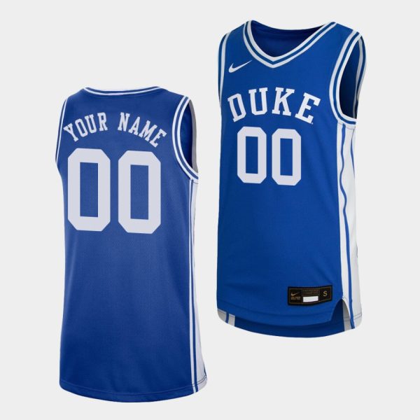 Youth Duke Blue Devils Duke Blue Devils Custom #00 Royal 2019-20 Replica College Basketball Jersey