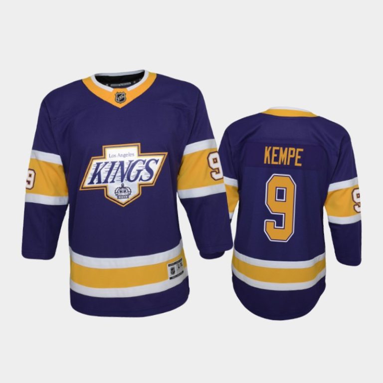 Youth Kings Adrian Kempe #9 Reverse Retro 2020-21 Replica Purple Jersey