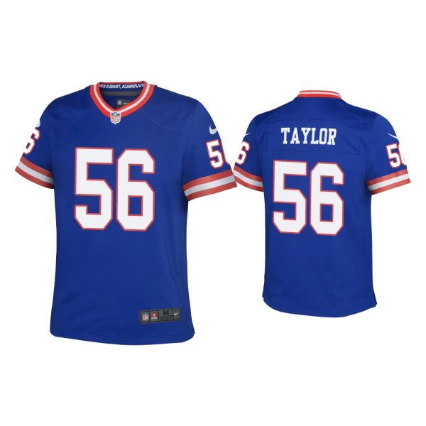 Youth Lawrence Taylor New York Giants Royal Classic Game Jersey
