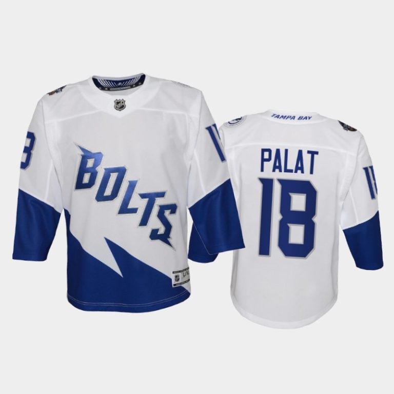 Youth Ondrej Palat #18 Lightning 2022 Stadium Series White Jersey