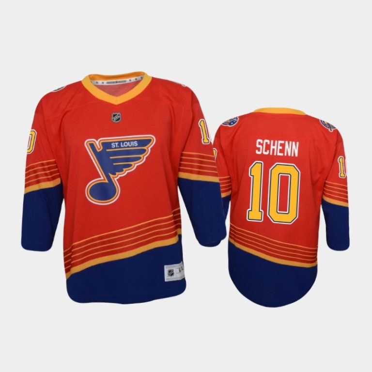 Youth St. Louis Blues Brayden Schenn #10 Reverse Retro 2020-21 Replica Red Jersey