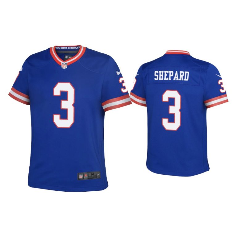 Youth Sterling Shepard New York Giants Royal Classic Game Jersey