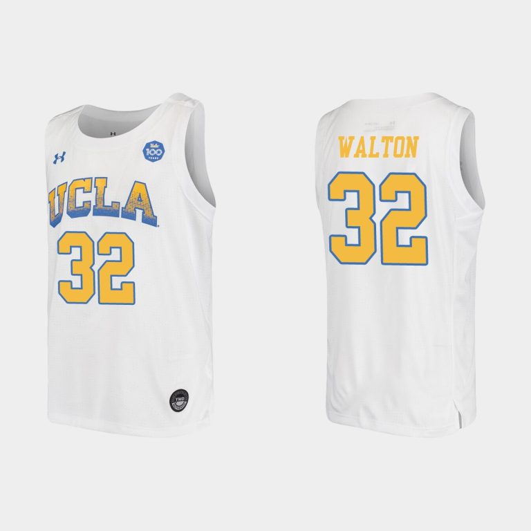 Youth UCLA Bruins Bill Walton 2019-20 Replica College Baketball White Jersey