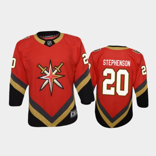 Youth Vegas Golden Knights Chandler Stephenson #20 Reverse Retro 2020-21 Replica Red Jersey