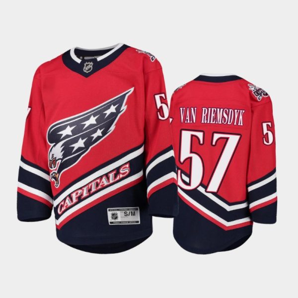 Youth Washington Capitals Trevor van Riemsdyk #57 Special Edition 2021 Red Jersey