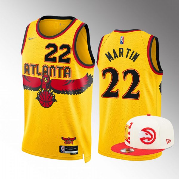 2022 NBA Draft Tyrese Martin Atlanta Hawks Gold Jersey City Edition