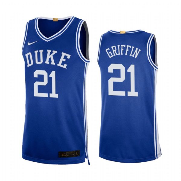 A.J. Griffin Duke Blue Devils Blue Jersey 2022 NBA Draft Top Prospect Limited