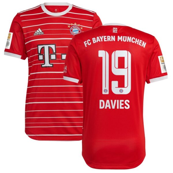 Alphonso Davies Bayern Munich 2022/23 Home Player Jersey - Red