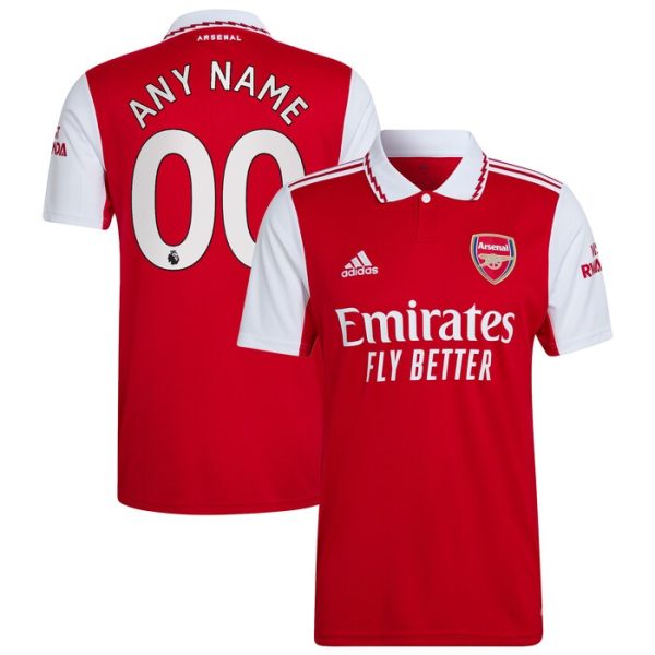 Arsenal 2022/23 Home Replica Custom Jersey - Red