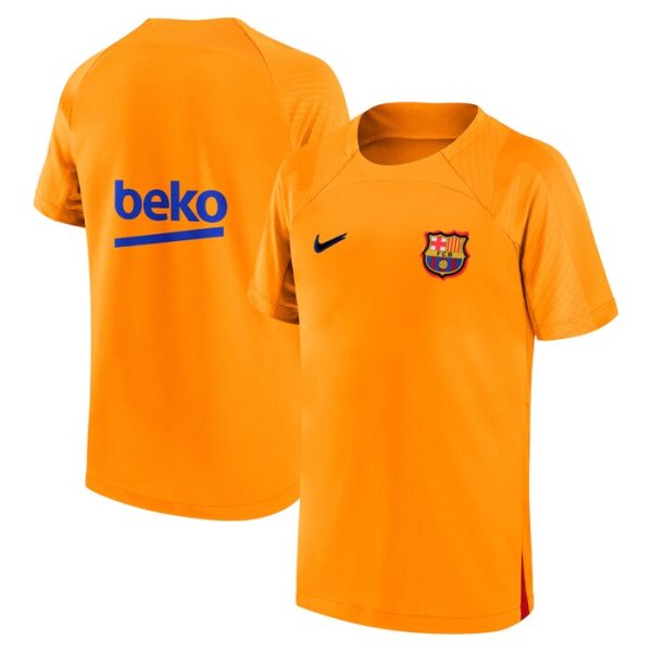 Barcelona 2021/22 Strike Jersey - Orange