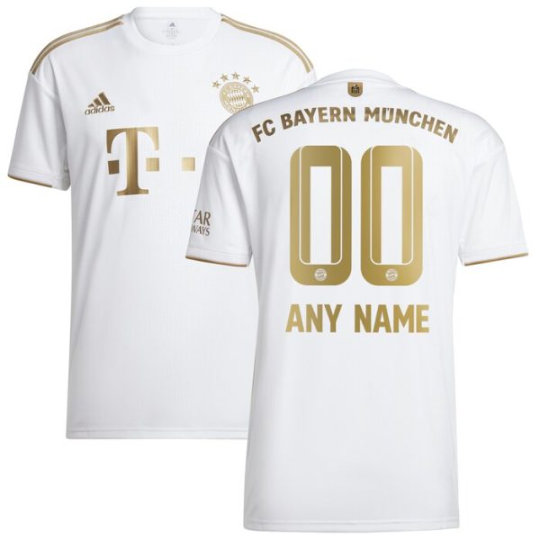 Bayern Munich Youth 2022/23 Away Custom Replica Jersey - White