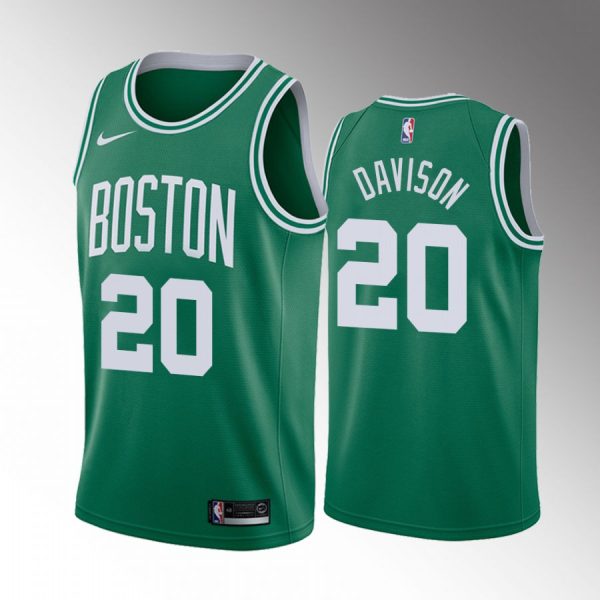 Boston Celtics JD Davison 2022 NBA Draft Alabama Crimson Tide Green #20 Jersey Icon Edition