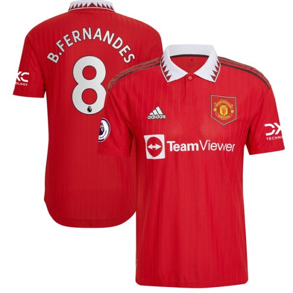 Bruno Fernandes Manchester United Red 2022/23 Home Team Player Jersey