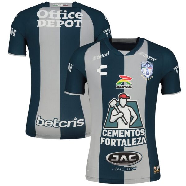 C.F. Pachuca Charly 2022/23 Home Blank Jersey - Navy/Gray