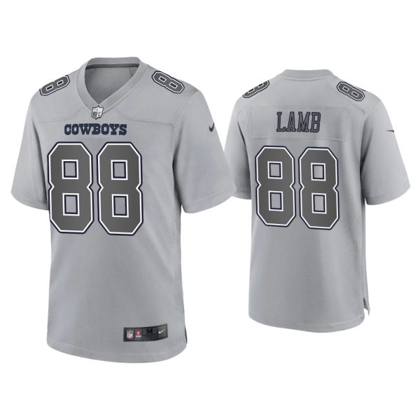 CeeDee Lamb Dallas Cowboys Gray Atmosphere Fashion Game Jersey