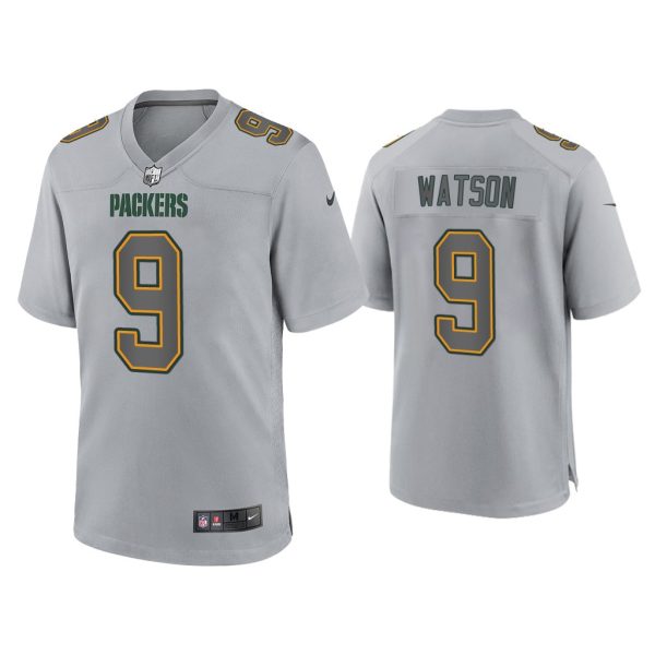 Christian Watson Green Bay Packers Gray Atmosphere Fashion Game Jersey