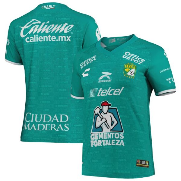 Club Leon Charly Women 2022/23 Home Jersey - Green/White