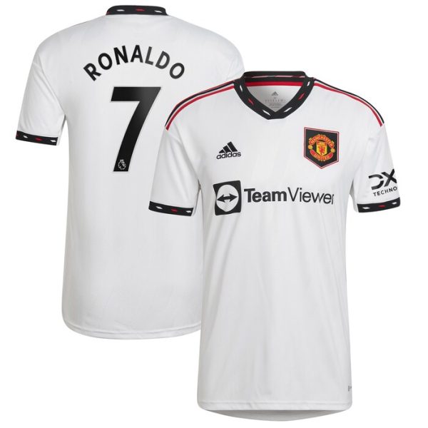 Cristiano Ronaldo Manchester United 2022/23 Away Replica Player Jersey - White
