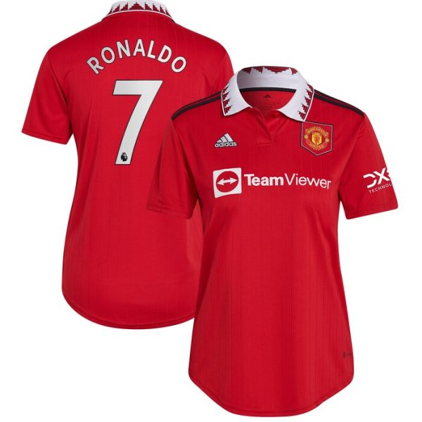 Cristiano Ronaldo Manchester United Women 2022/23 Home Replica Player Jersey - Red