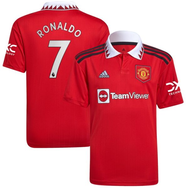 Cristiano Ronaldo Manchester United Youth 2022/23 Home Replica Player Jersey - Red