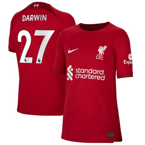 Darwin Nunez Liverpool Youth 2022/23 Home Replica Player Jersey - Red