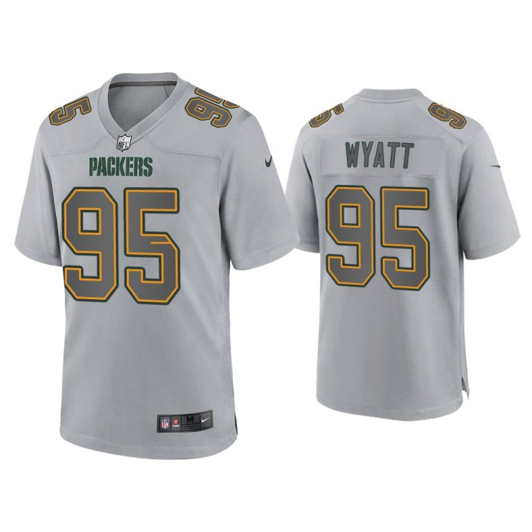 Devonte Wyatt Green Bay Packers Gray Atmosphere Fashion Game Jersey