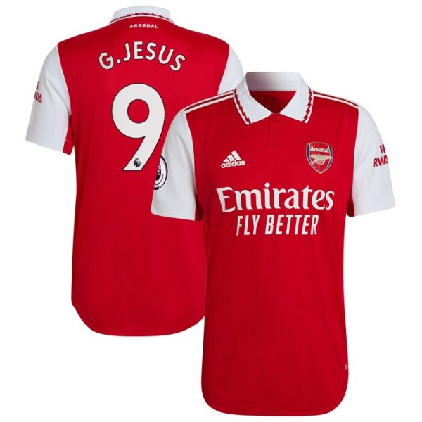 Gabriel Jesus Arsenal 2022/23 Player Jersey - Scarlet