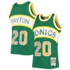 Gary Payton Seattle SuperSonics M&N 1996-97 Hardwood Classics NBA 75th Anniversary Diamond Swingman Jersey - Green