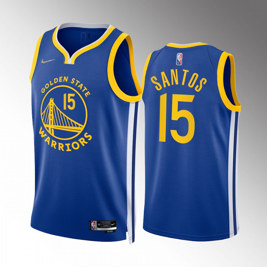 Golden State Warriors Gui Santos 2022 NBA Draft Royal #15 Jersey Icon ...