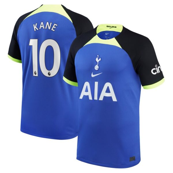 Harry Kane Tottenham Hotspur 2022/23 Away Breathe Stadium Replica Player Jersey - Blue